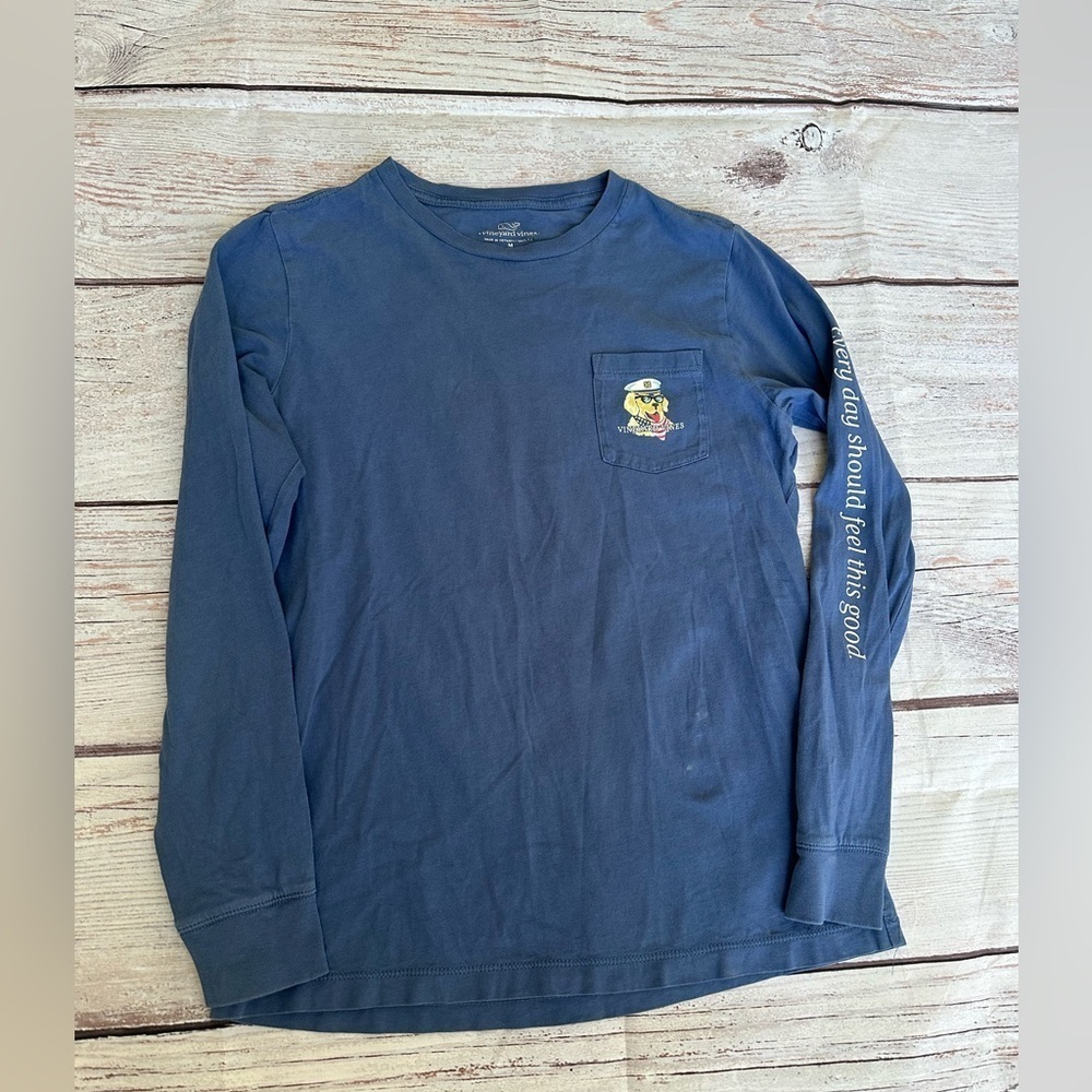 Girls Vineyard Vines hooded shirt ym 12/14